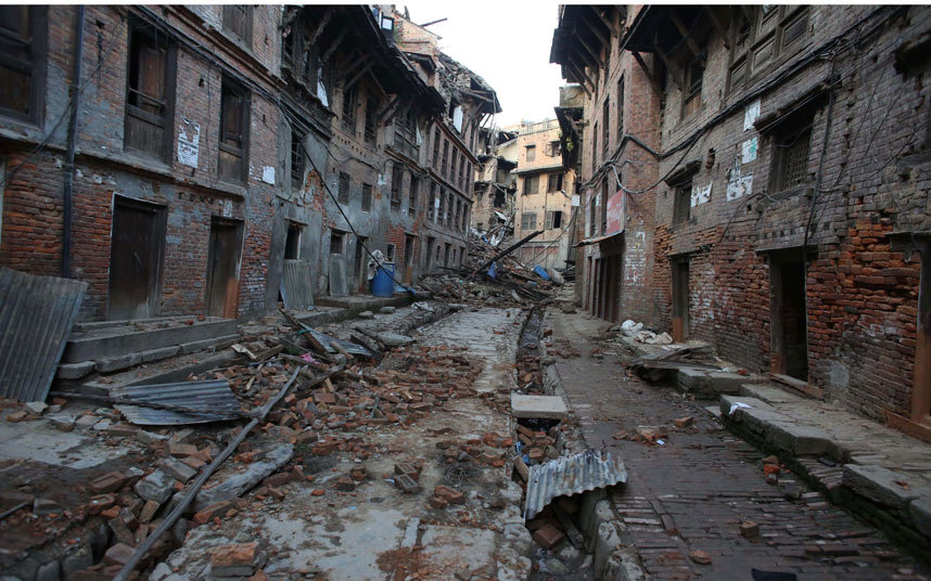 Vacant Streets of Kathmandu Telegraph.co.uk